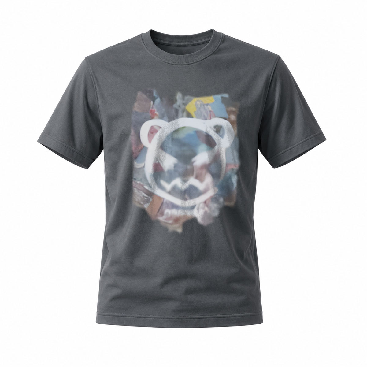 Men's Black T-Shirt Abstract Elephant Art Print Gift Wear - Image 6