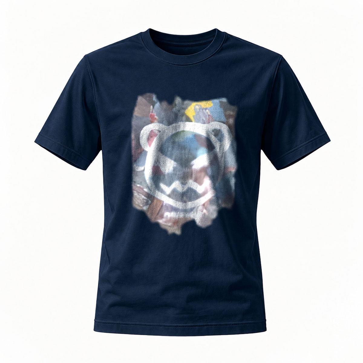 Men's Black T-Shirt Abstract Elephant Art Print Gift Wear - Image 7