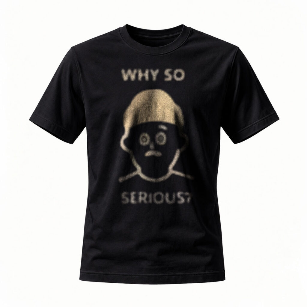 Why So Serious T-Shirt Men's Women's Casual Graphic Tee