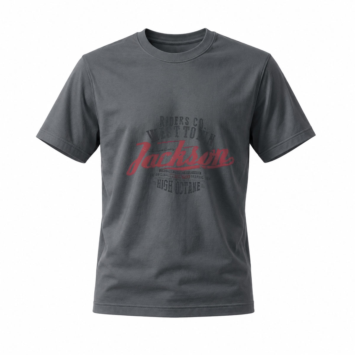 Jackson Riders Co Black T-Shirt Men's Casual Wear - Image 6
