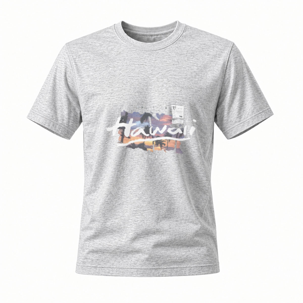 Black T-Shirt with Abstract Art Print Men's Casual Streetwear Design - Image 3