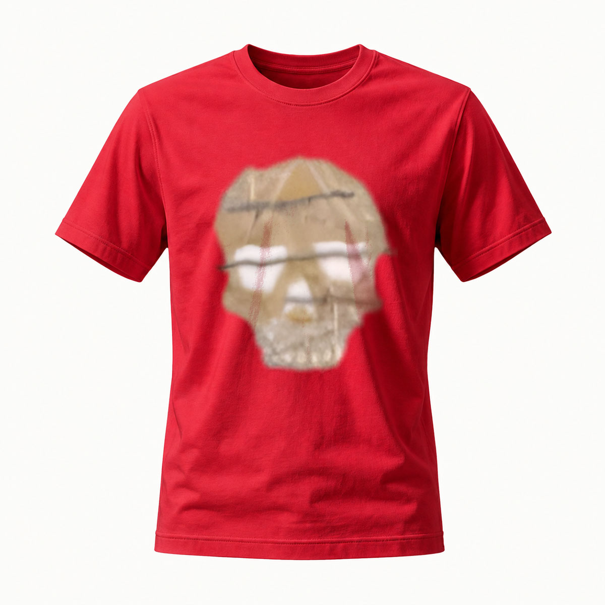 Men's Black T-Shirt Dog Face Print Casual Gift Wear - Image 5