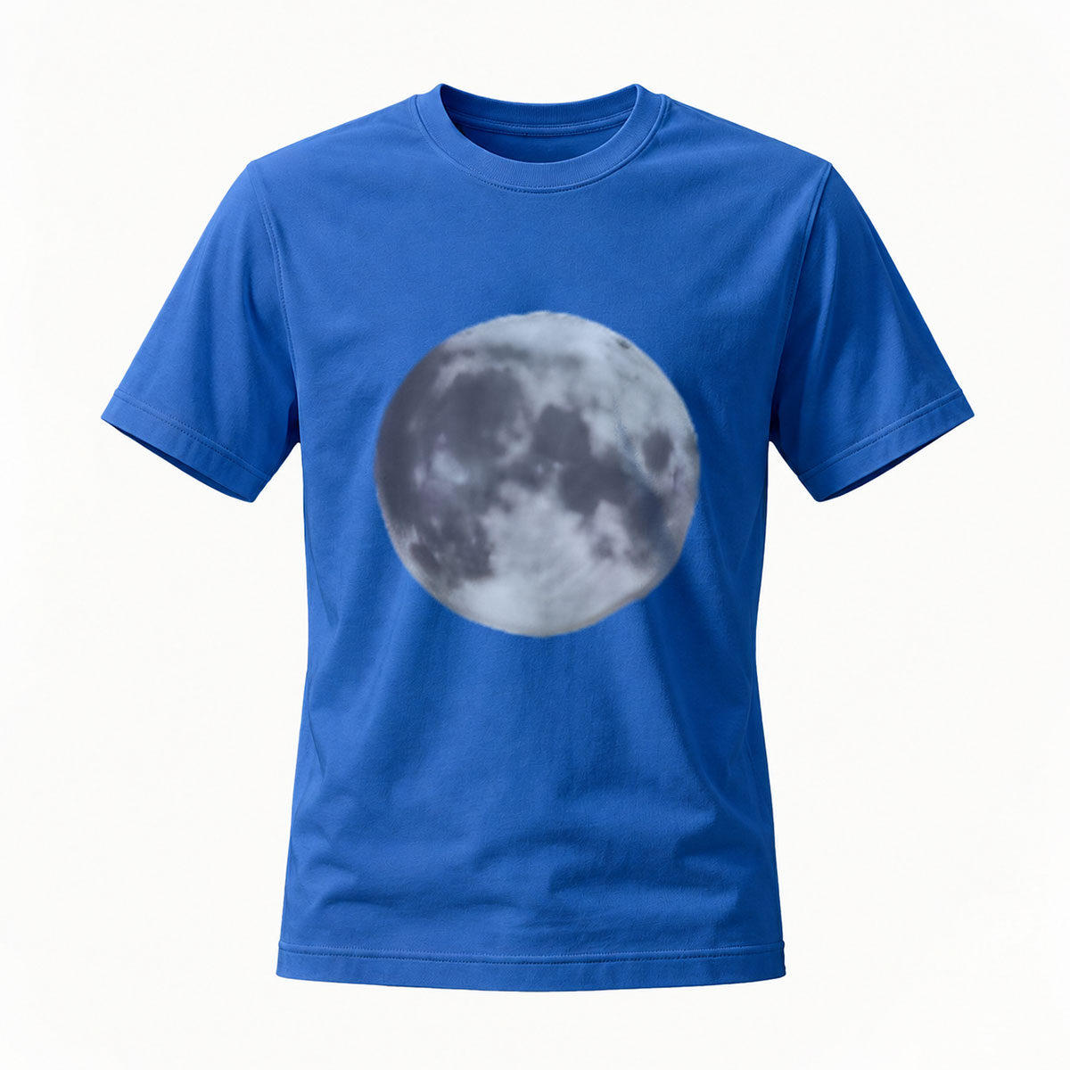 Moon Print Men's T-Shirt Casual Streetwear Gift Idea - Image 4