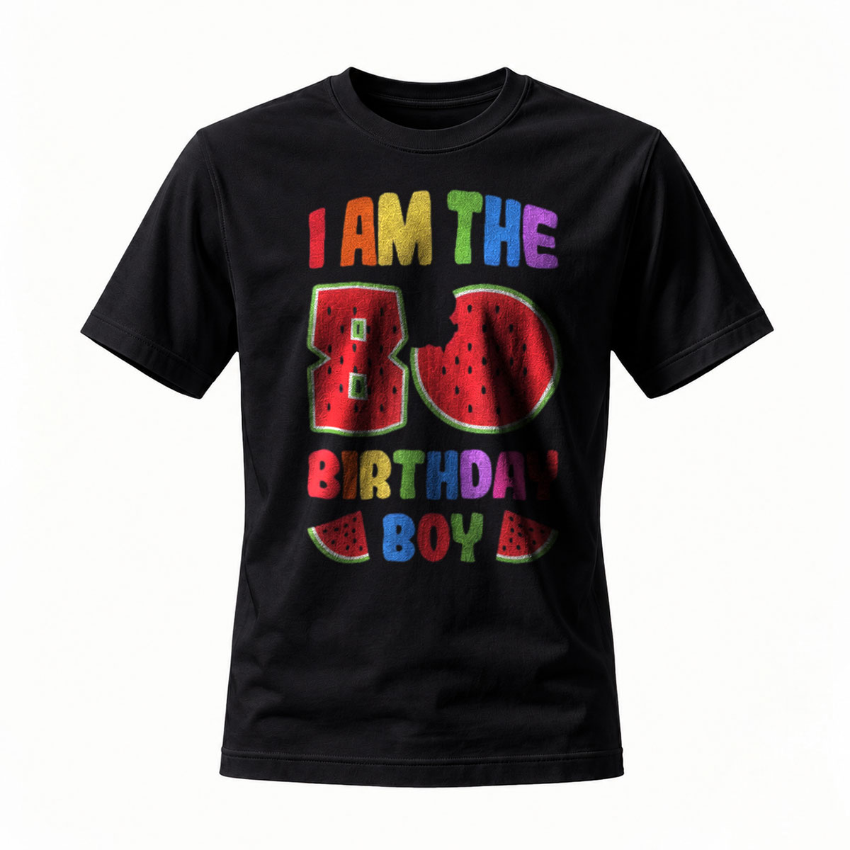 I Am The 80th Birthday Boy Watermelon T-Shirt Men's