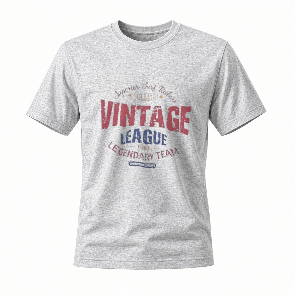 Vintage League Baseball T-Shirt Men's Classic Casual Wear - Image 3
