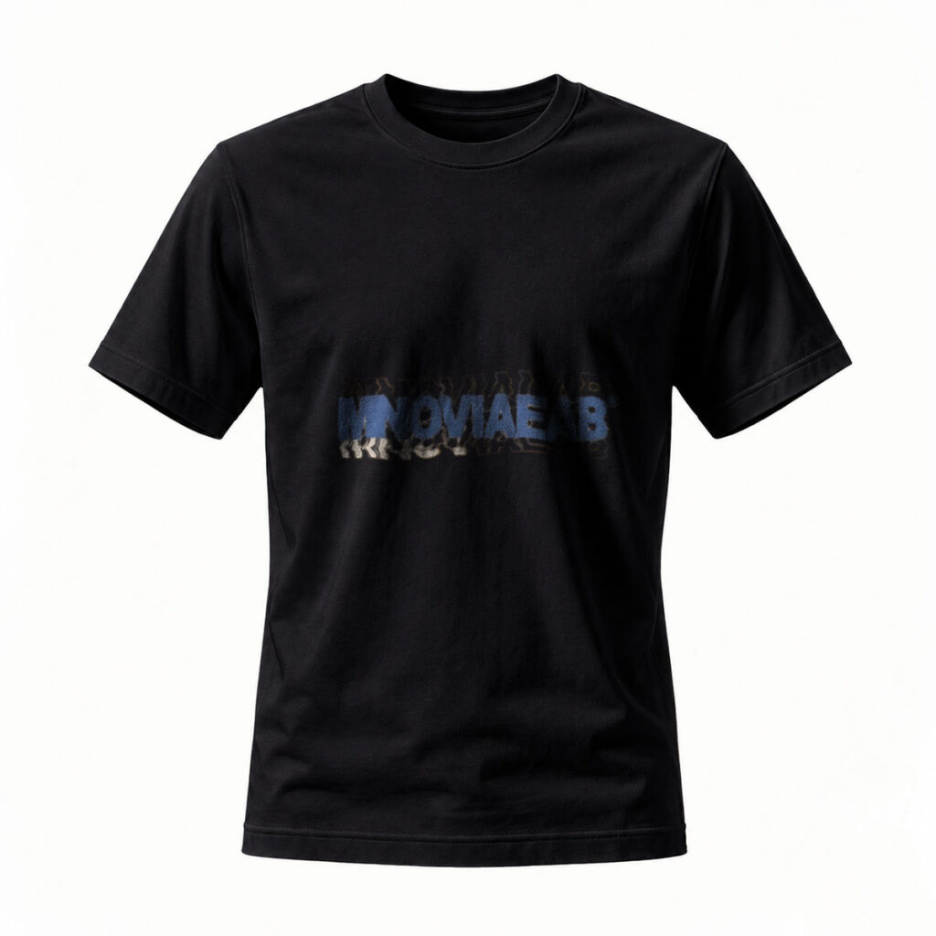Black T-Shirt with Proviate Lab Logo Graphic Design for Men and Women Casual Wear Gift