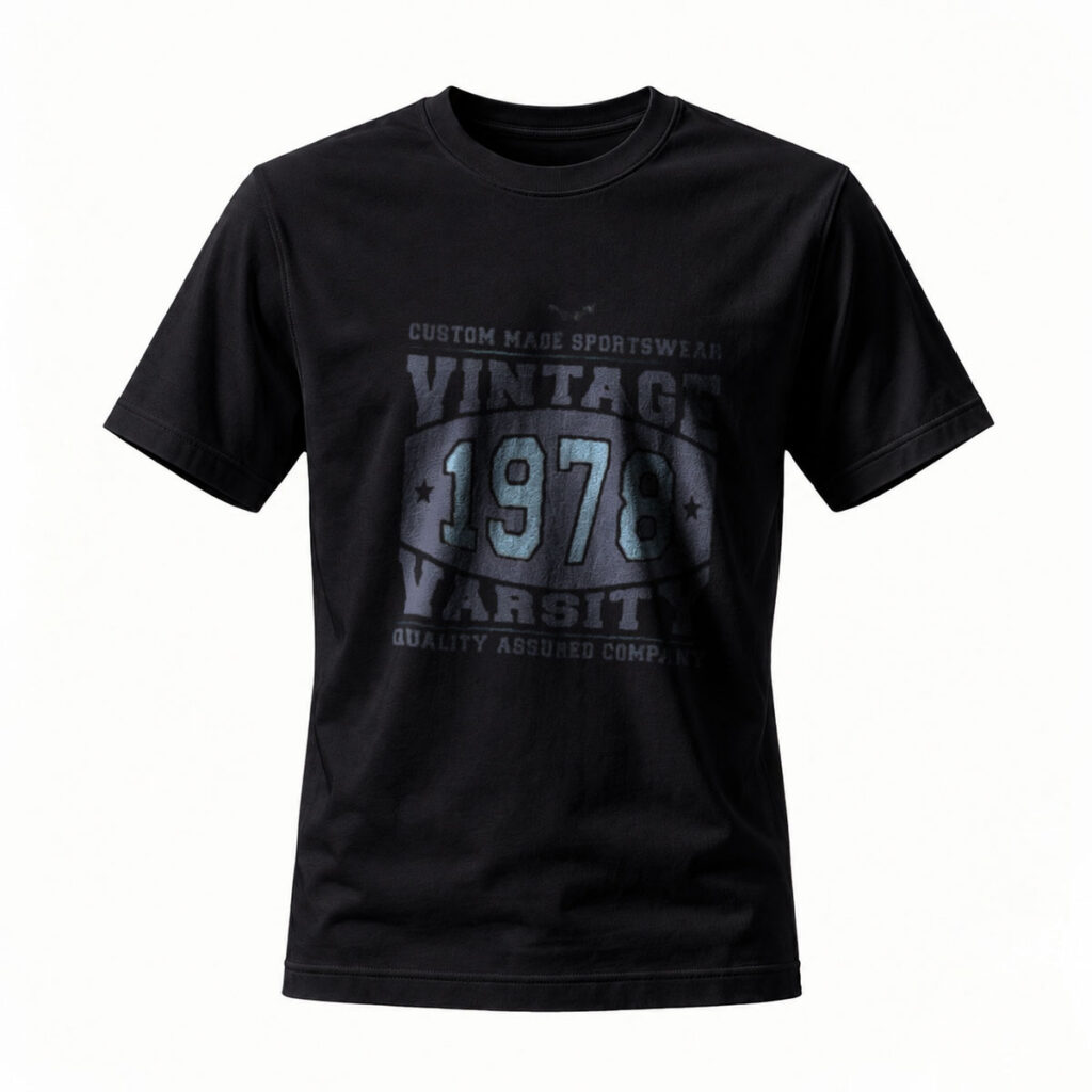 Vintage 1978 Varsity Men's T-Shirt Custom Sportswear