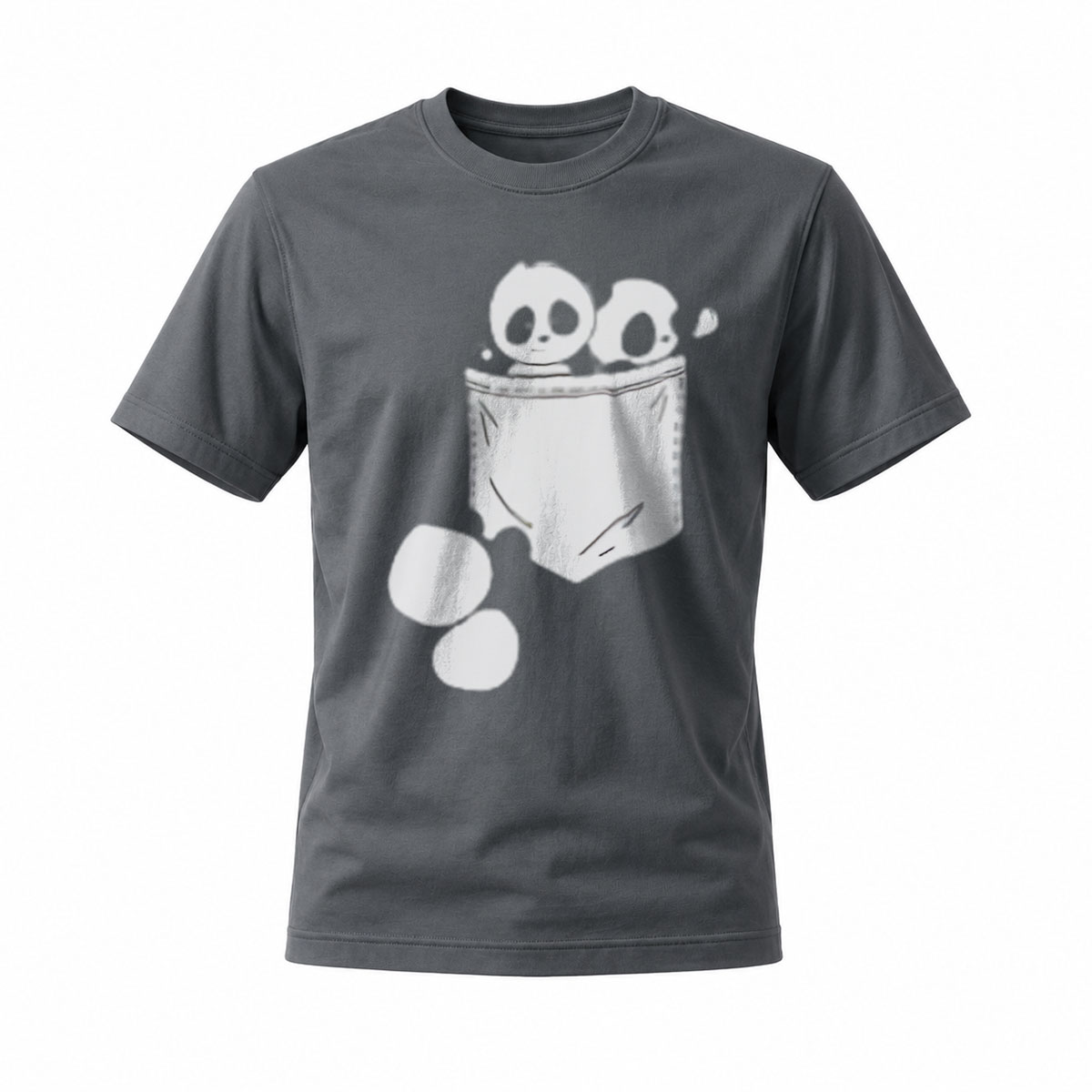 Skull Pocket Print Men's T-Shirt Casual Fashion Gift - Image 6