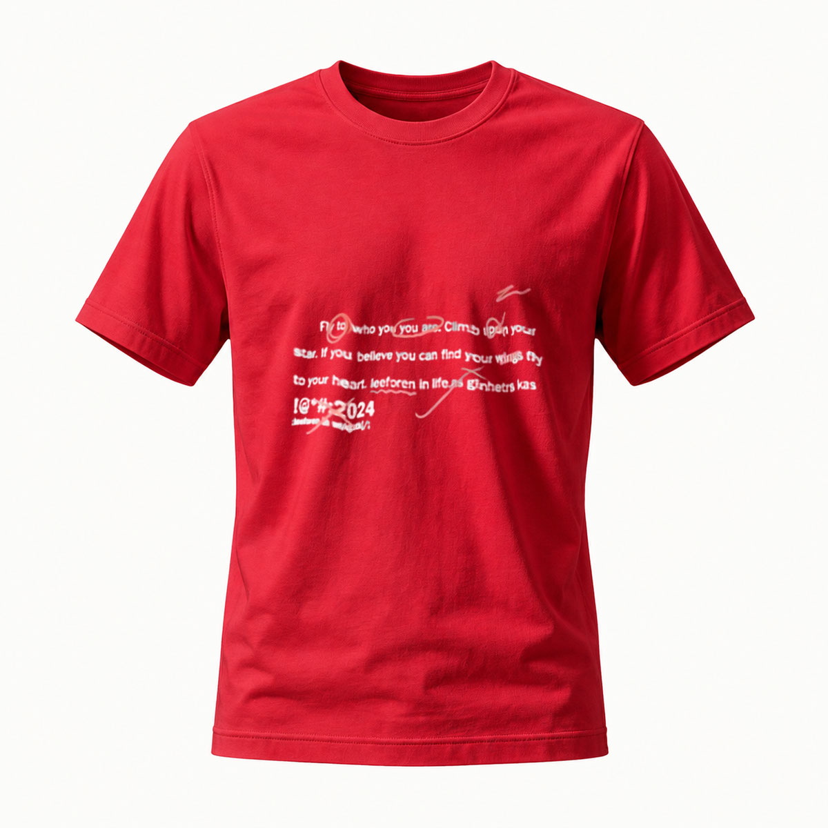 Men's Black T-Shirt Inspirational Quote 2024 Gift Wear - Image 5