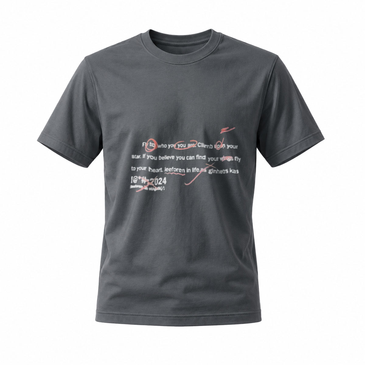 Men's Black T-Shirt Inspirational Quote 2024 Gift Wear - Image 6