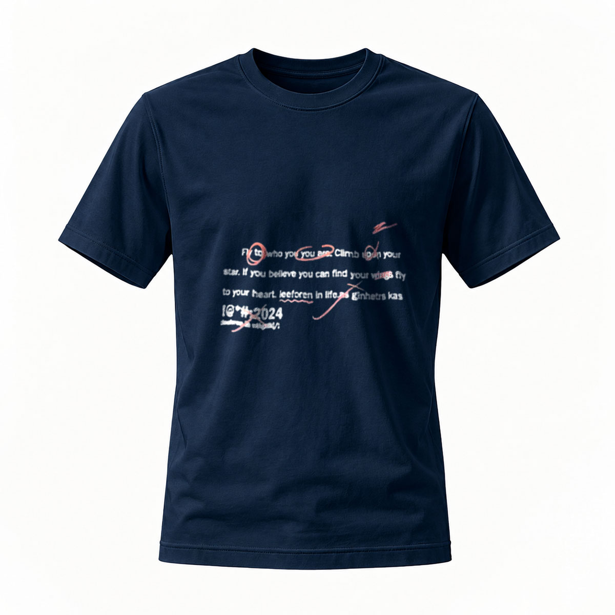Men's Black T-Shirt Inspirational Quote 2024 Gift Wear - Image 7
