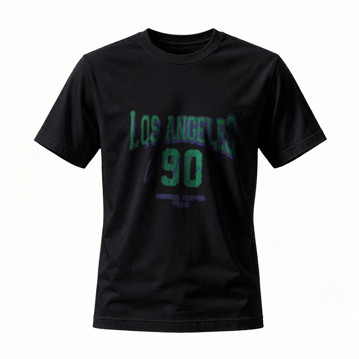 Los Angeles 90 Vintage Print Men's T-Shirt
