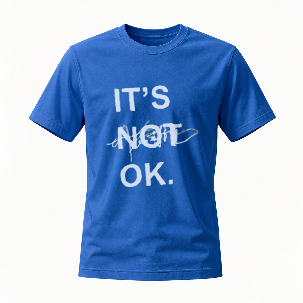 Its Not OK Graphic Tee Men Women Casual Streetwear Shirt - Image 4