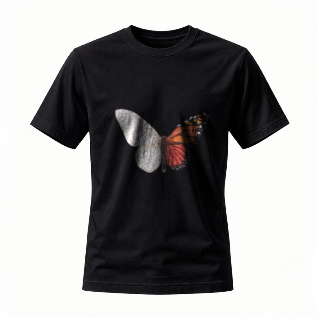 Butterfly Print Men's T-Shirt Fashion Gift Wear