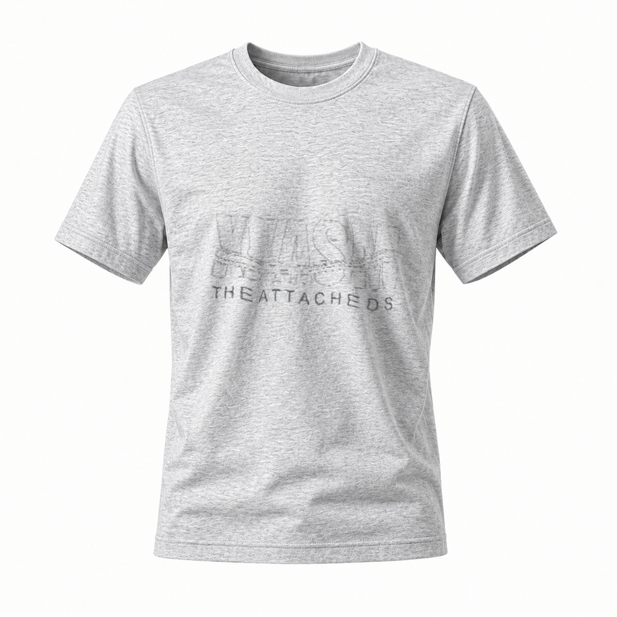 Black T-Shirt The Attache's Minimal Logo Design Men's Casual Wear - Image 3