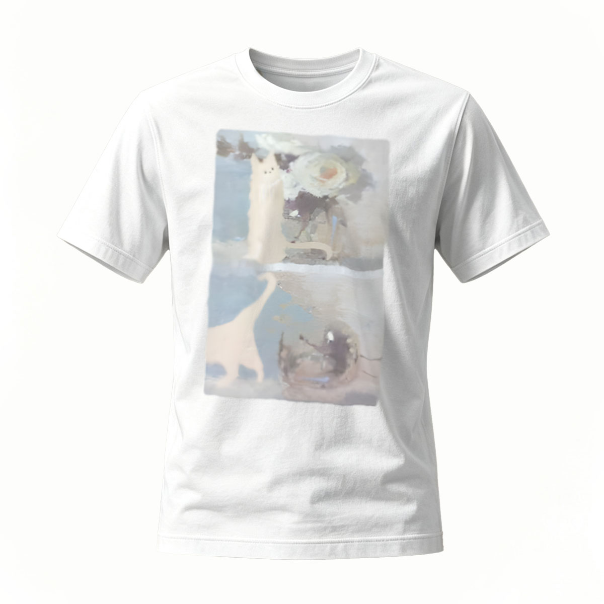 Abstract Art Print Men's T-Shirt Casual Wear Gift Idea - Image 2
