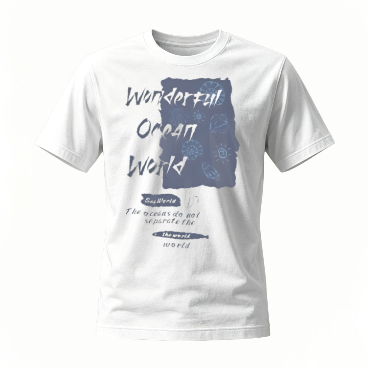 Wonderful Ocean World Men's T-Shirt Gift for Nature Lovers - Image 2