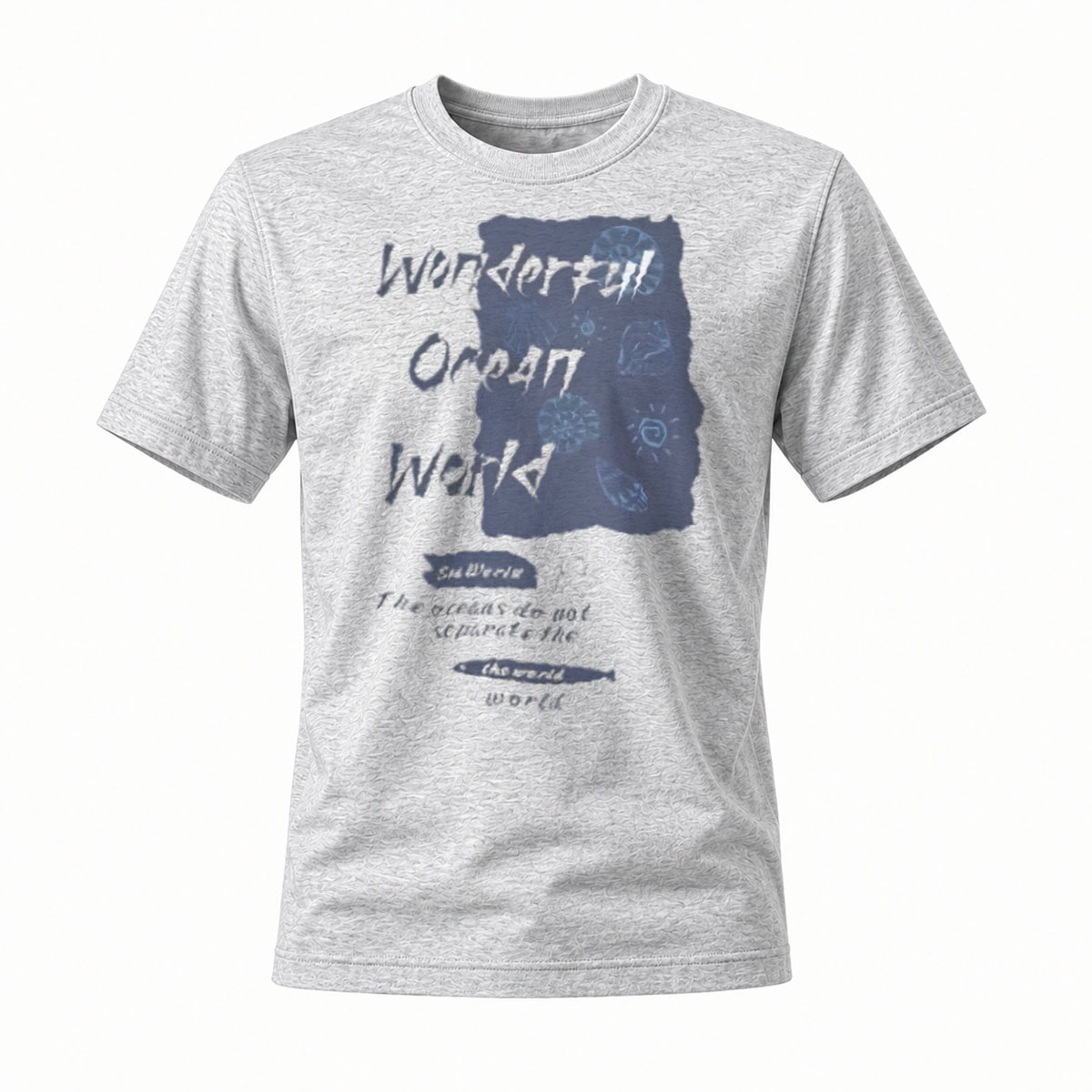 Wonderful Ocean World Men's T-Shirt Gift for Nature Lovers - Image 3
