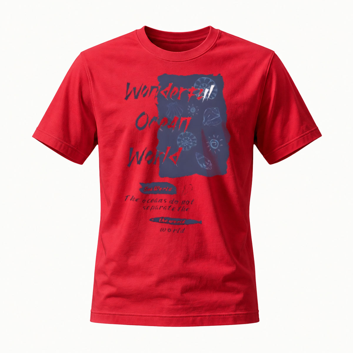 Wonderful Ocean World Men's T-Shirt Gift for Nature Lovers - Image 5