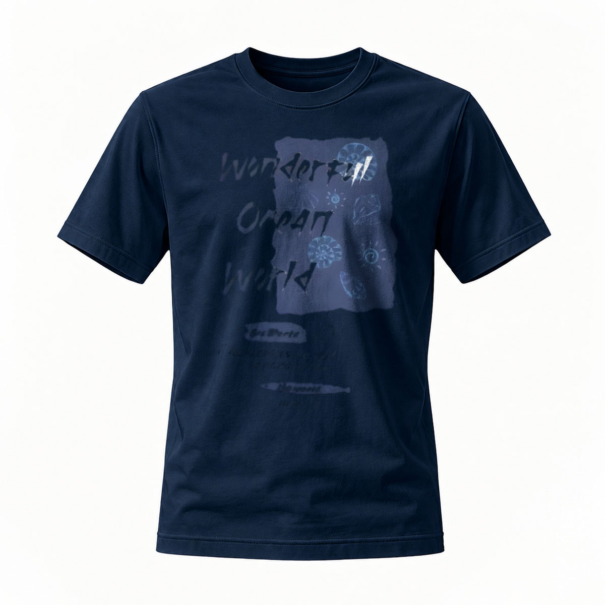 Wonderful Ocean World Men's T-Shirt Gift for Nature Lovers - Image 7