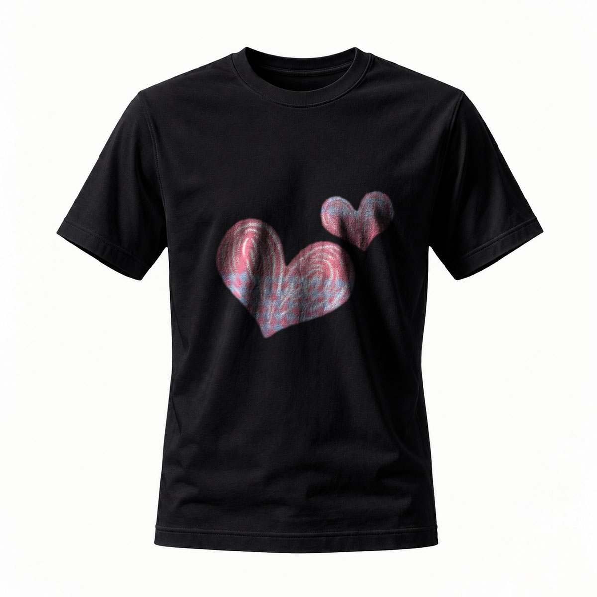 Mickey Heart Print Men's T-Shirt Valentine Gift Wear