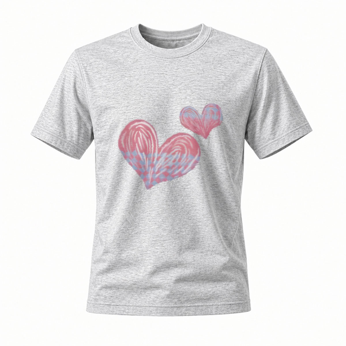 Mickey Heart Print Men's T-Shirt Valentine Gift Wear - Image 3
