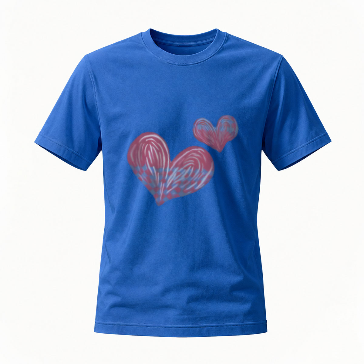 Mickey Heart Print Men's T-Shirt Valentine Gift Wear - Image 4