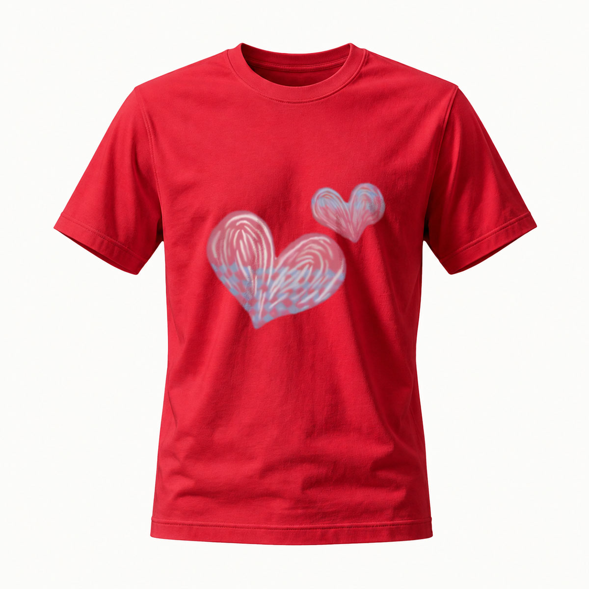 Mickey Heart Print Men's T-Shirt Valentine Gift Wear - Image 5