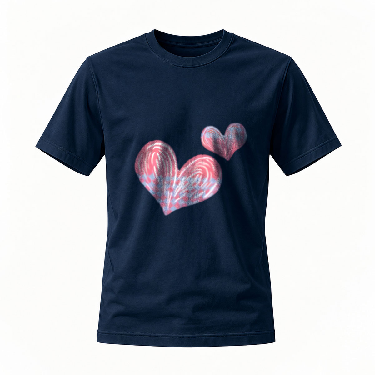 Mickey Heart Print Men's T-Shirt Valentine Gift Wear - Image 7